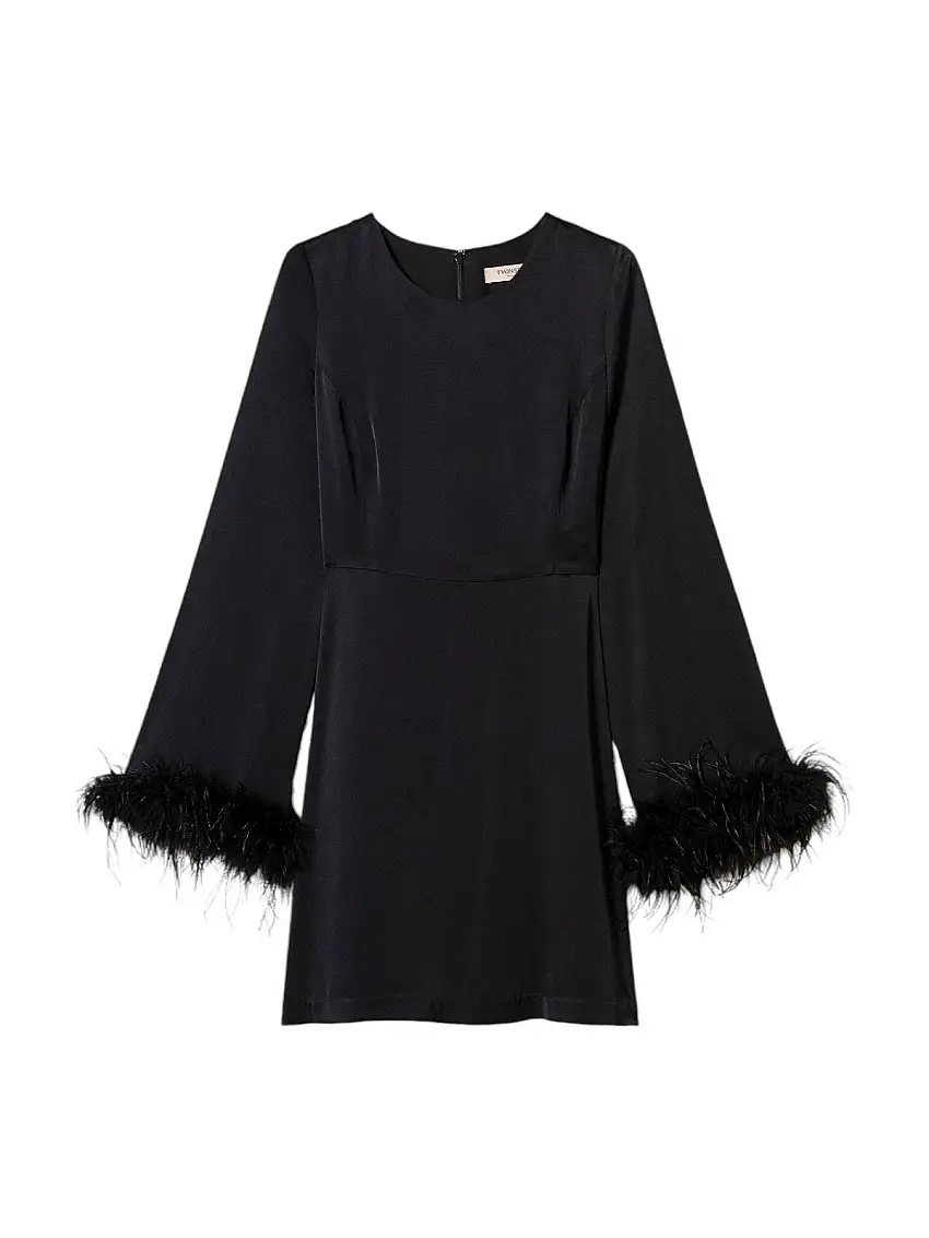 TWINSET Women's Dress 242TP2346 00006 Black