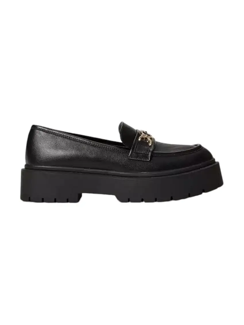 TWINSET Women's Moccasin 242TCP060 00006 Black