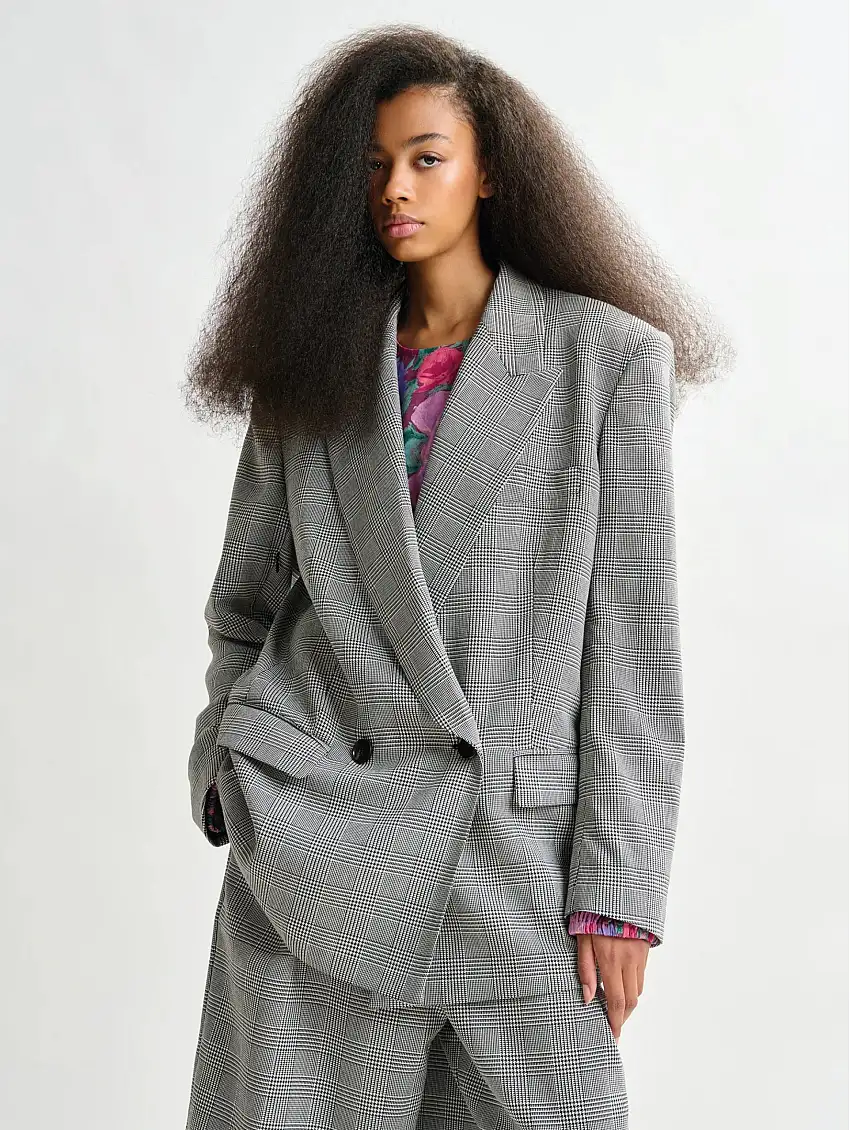 Blazer Doppio Petto Grigio