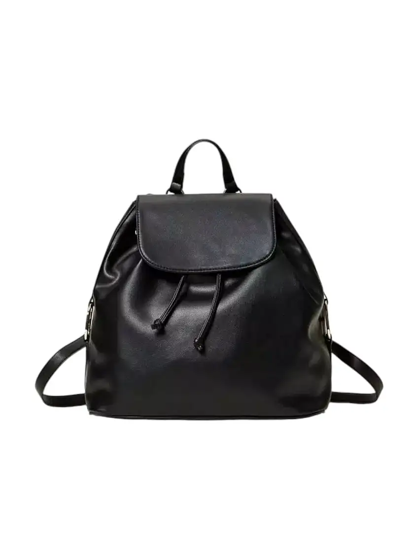 TWINSET Women's Backpack OVAL T HORSEBIT 242TB7236 00006 Black