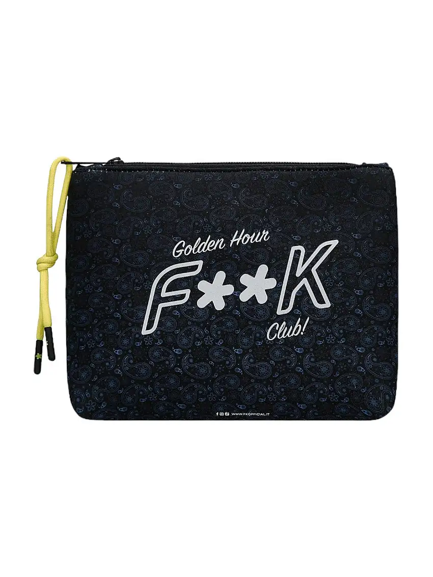 F**K Men's Clutch Bag FK24-A230X12 Black