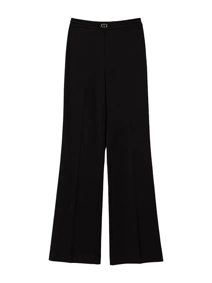 TWINSET Women's Trousers 242TP224G 00006 Black