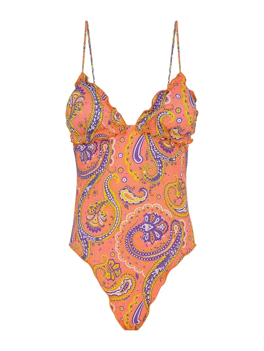 F**K Women's Swimsuit FK24-1342X11 Orange