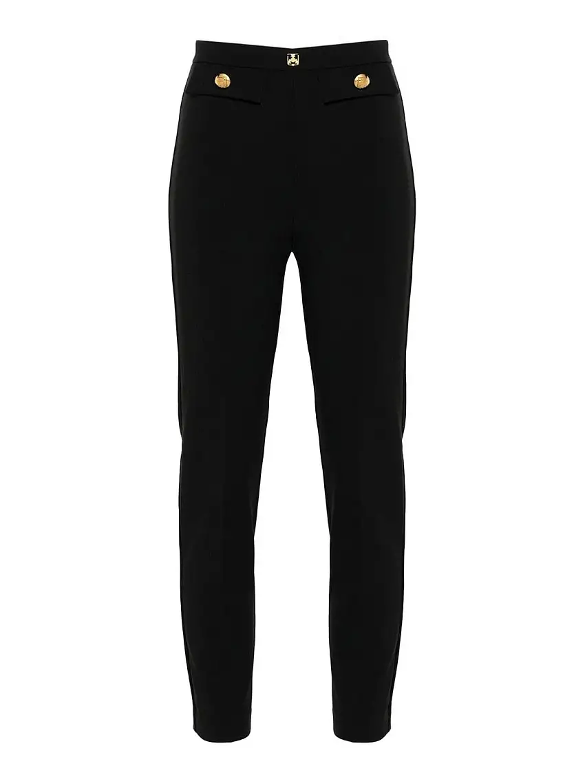 ELISABETTA FRANCHI Women's Trousers PA02446E2 110 Black