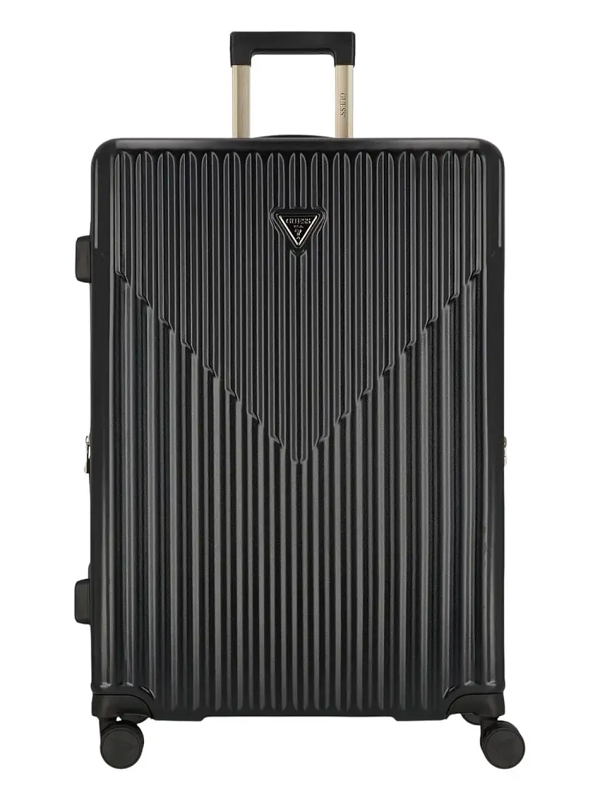 GUESS Women's Suitcase and Trolley CENTENNIAL 28 IN 8-WHEELER TWHN96 75988 BLA Black