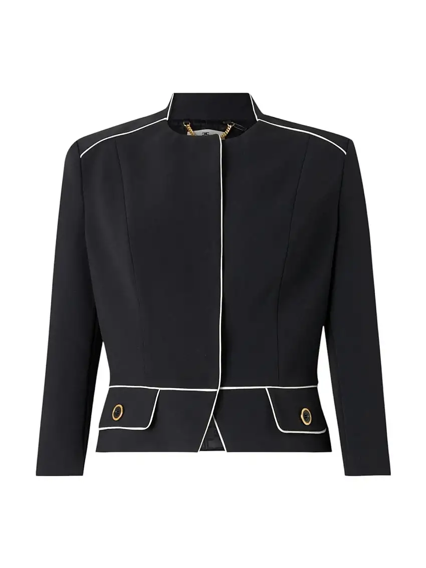ELISABETTA FRANCHI Women's Jacket GIT5151E2-685 Black