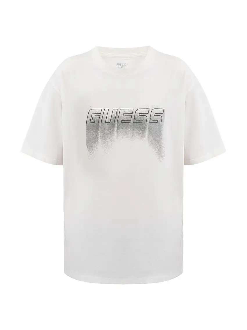 GUESS SPORT Men's T-shirt MOONDARL CN T-SHIRT Z5RI11 I3Z14 G018 White