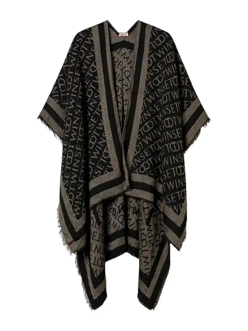 TWINSET Women's Cape 242TO504A 00006 Black