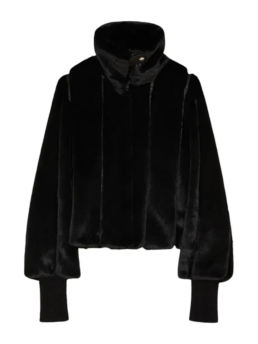 PATRIZIA PEPE Women's Fur 2O0138 E5T7 K103 Black