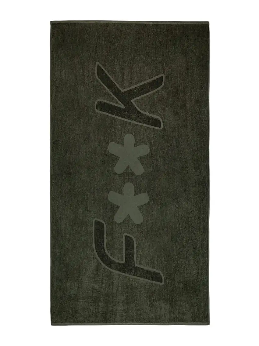 F**K Men's Beach Towel FK24-A270MG Green