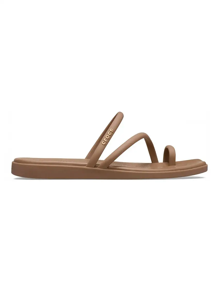 CROCS Women's Sandal Miami Toe Loop Sandal W 209862 2JJ MILK CHOCCOLATE
