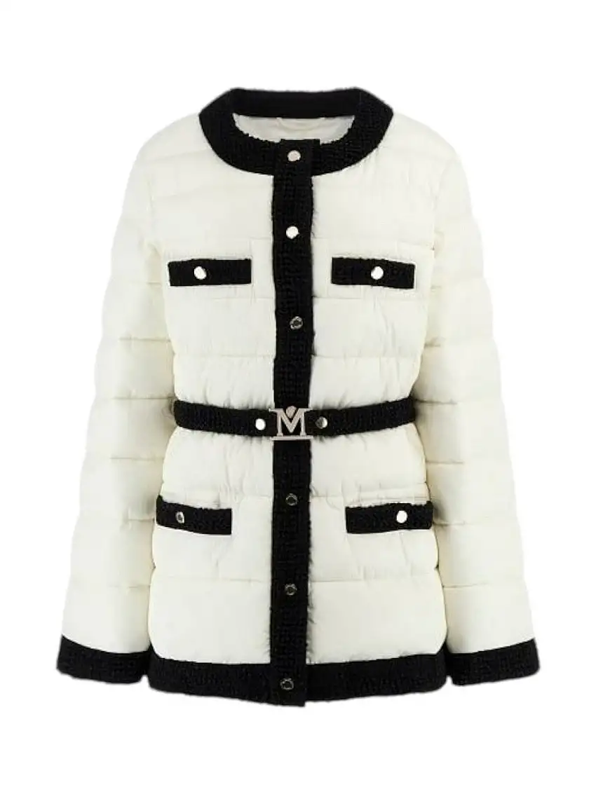 MARCIANO Women's Cecilia Belted Puffa Down Jacket 4YGL13 7127A G1CR Beige