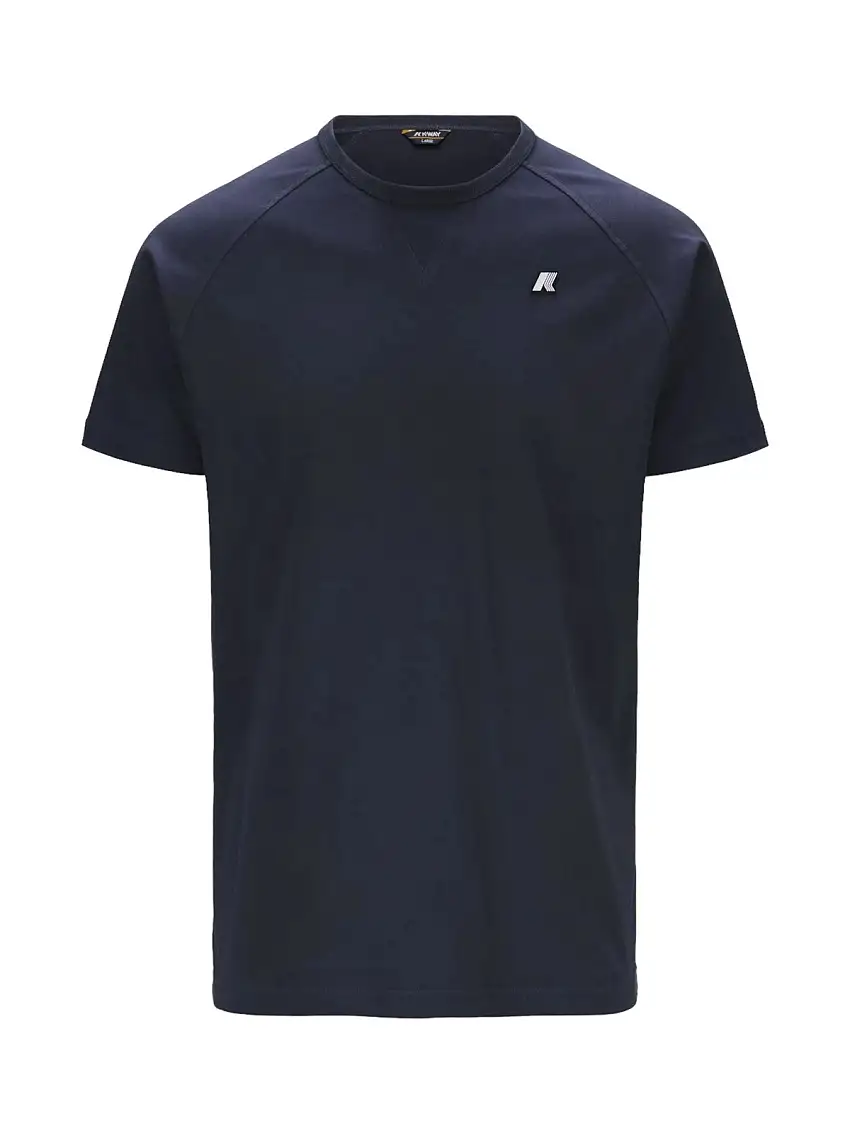 K-WAY Men's T-Shirt and Polo EDWING JS PEACH K2125KW K89 Blue