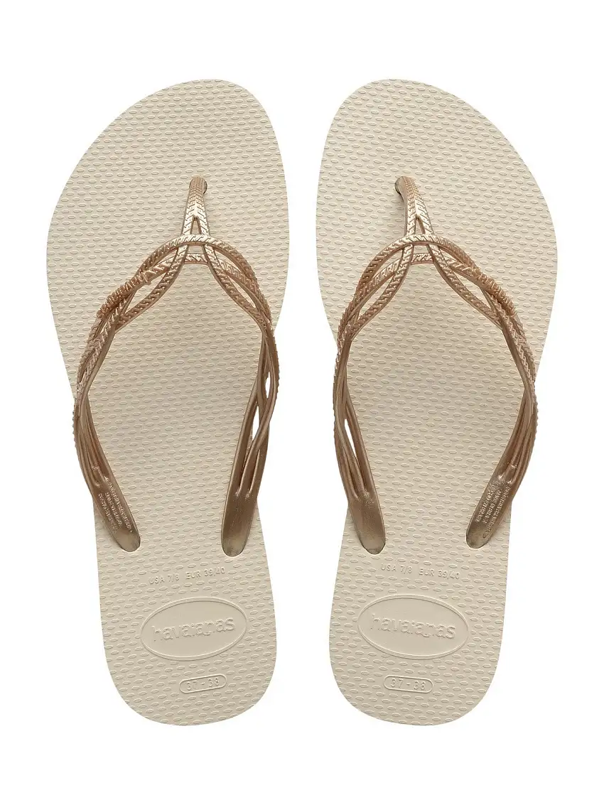 HAVAIANAS Women's Flip Flops Hav. Flash sweet 4123225.4269 Beige