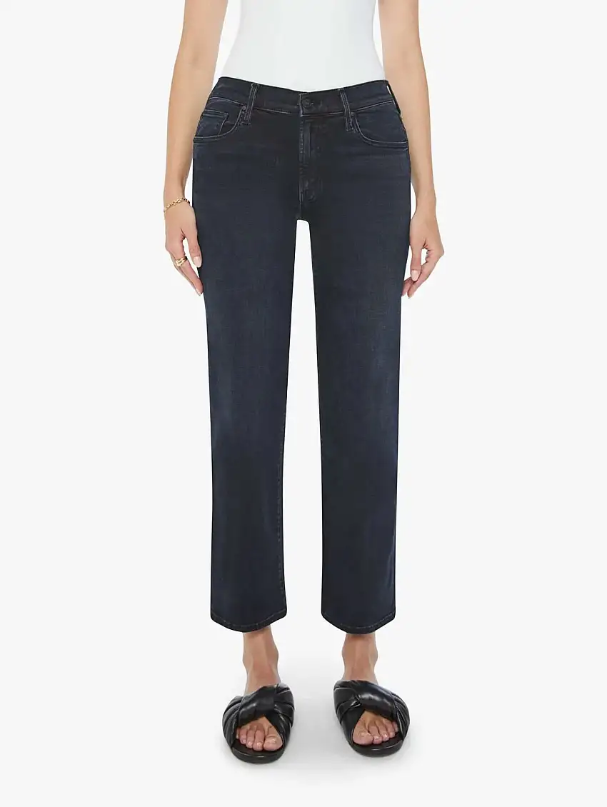 Jeans Gamba Dritta con Vita Media Night in Venice