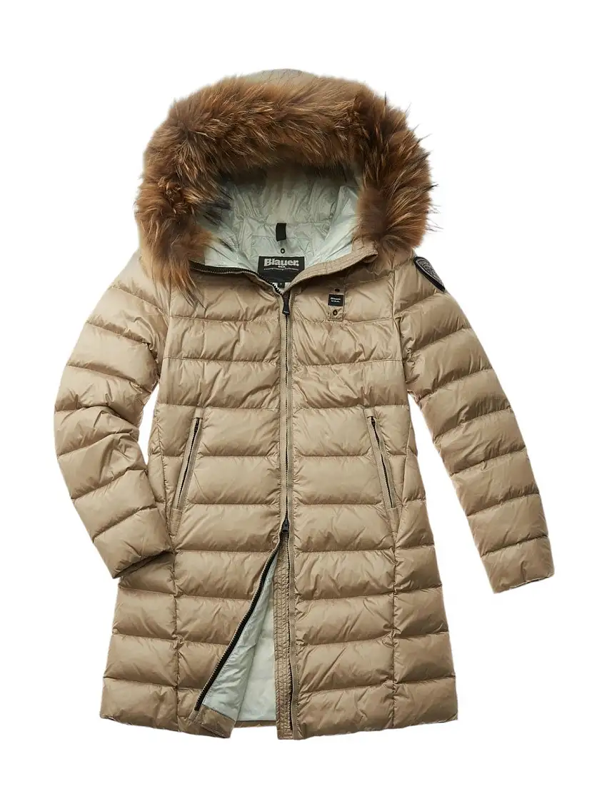 BLAUER Women's Down Jacket Kristin 24WBLDK03039 006950 301CB Beige