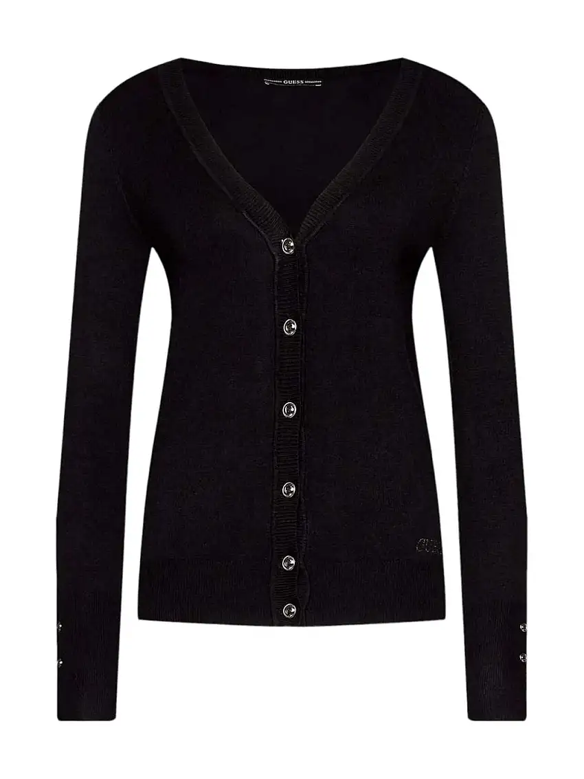 GUESS Women's Cardigan W2YR33 Z2V62 JBLK Black