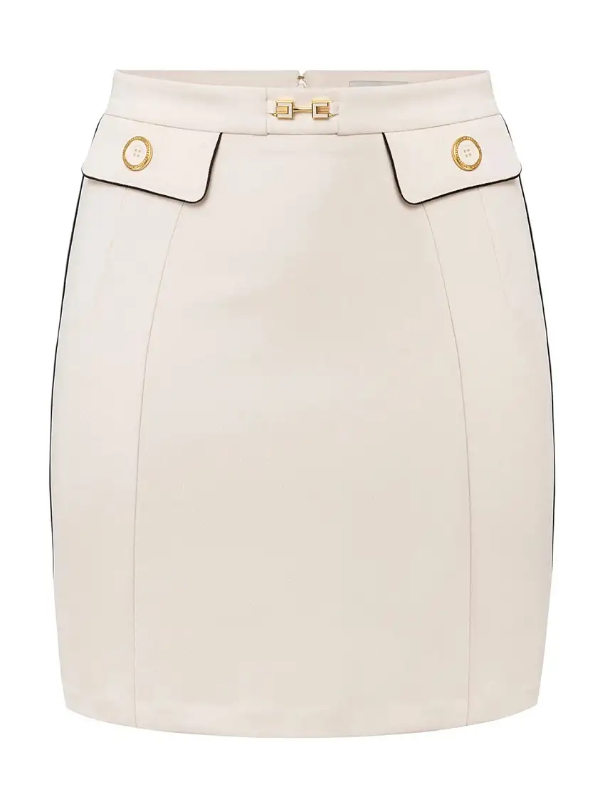 ELISABETTA FRANCHI Women's Skirt GOT0351E2-E84 Beige