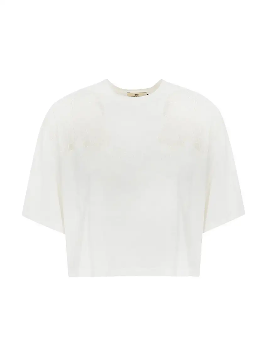 ELISABETTA FRANCHI Women's T-Shirt and Polo MA01851E2-270 White