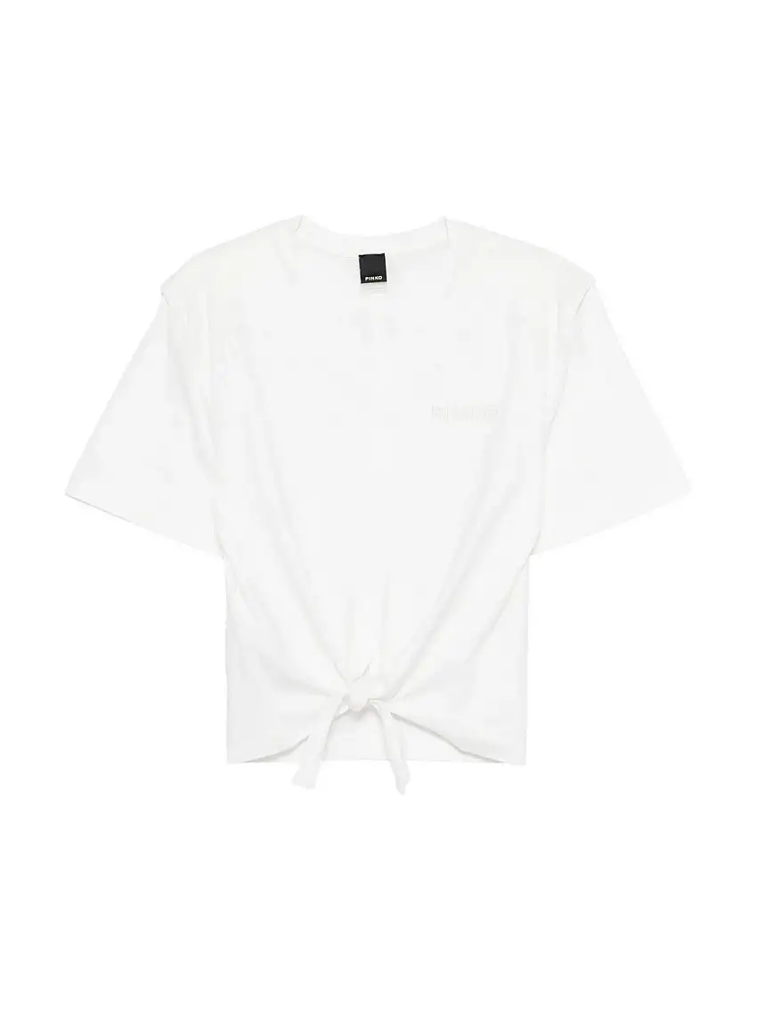 PINKO Women's T-shirt TUCA TUCA T-SHIRT JERSEY VINTA 105015-A2ID Z09 White