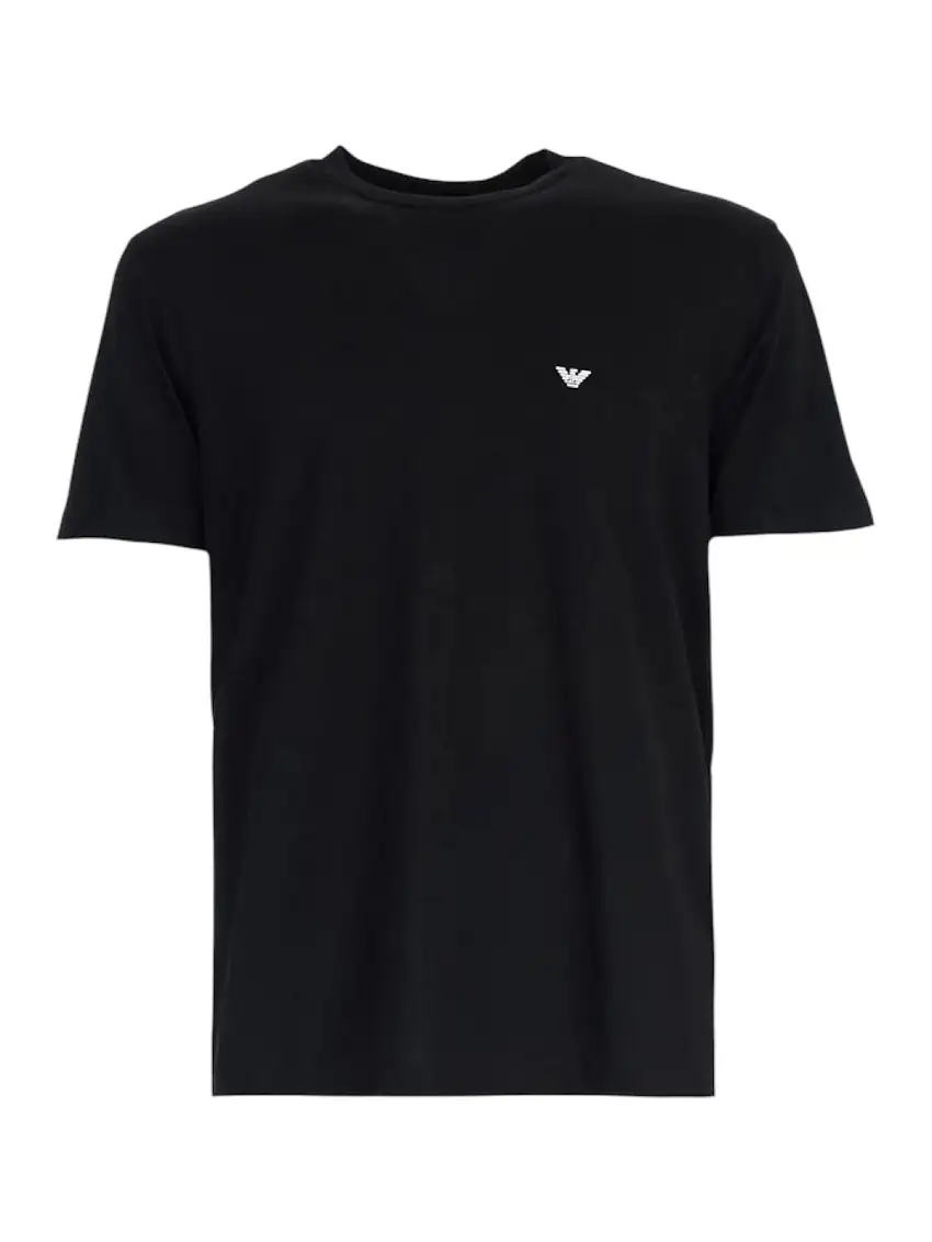 EMPORIO ARMANI Men's T-Shirt and Polo 8N1D61 1JNQZ 0999 Black