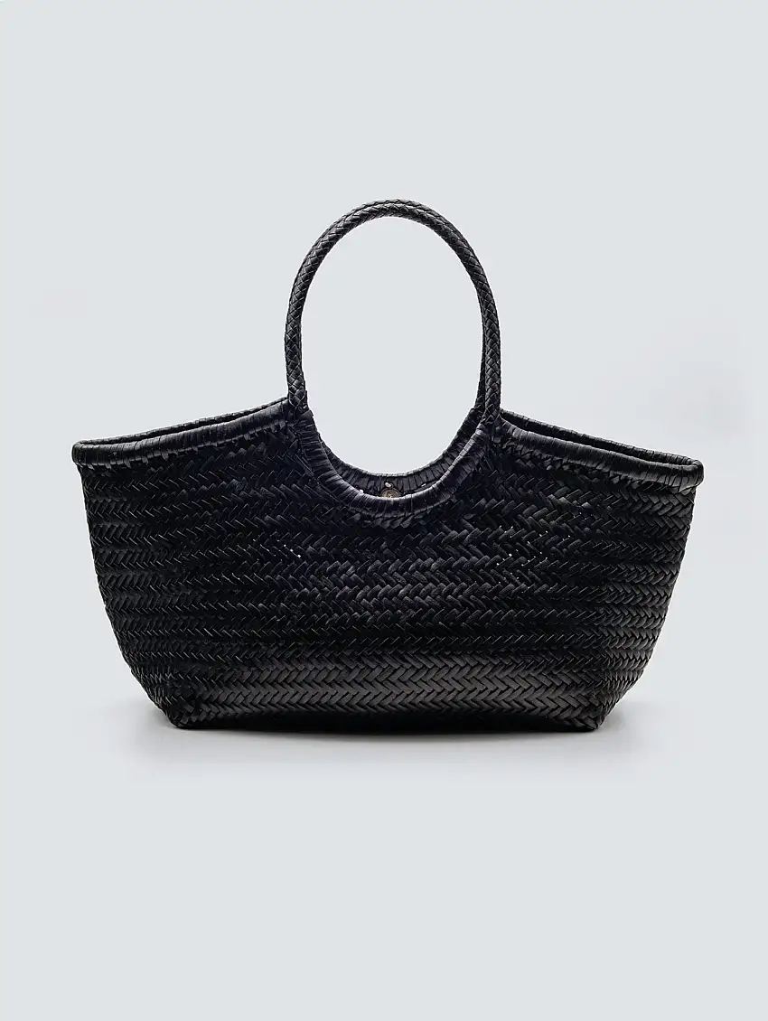 Borsa a Cestino Grande Nantucket Nero