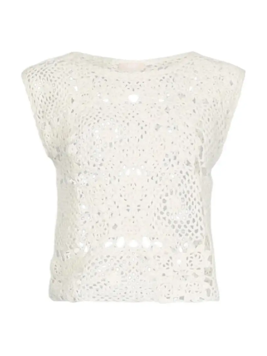 LIU JO WHITE Women's Top WA5209MA30Q 10701 White