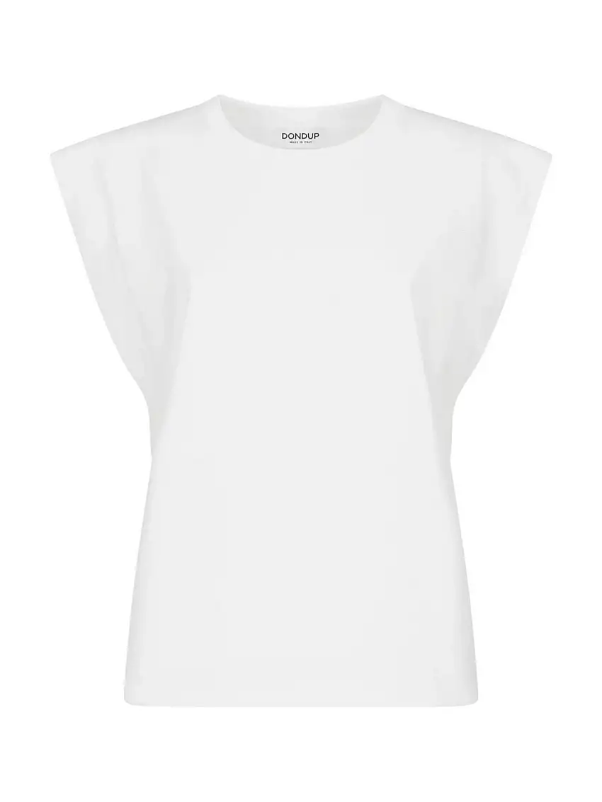 DONDUP Women's T-shirt DS018 JF0271D XXX 000 White