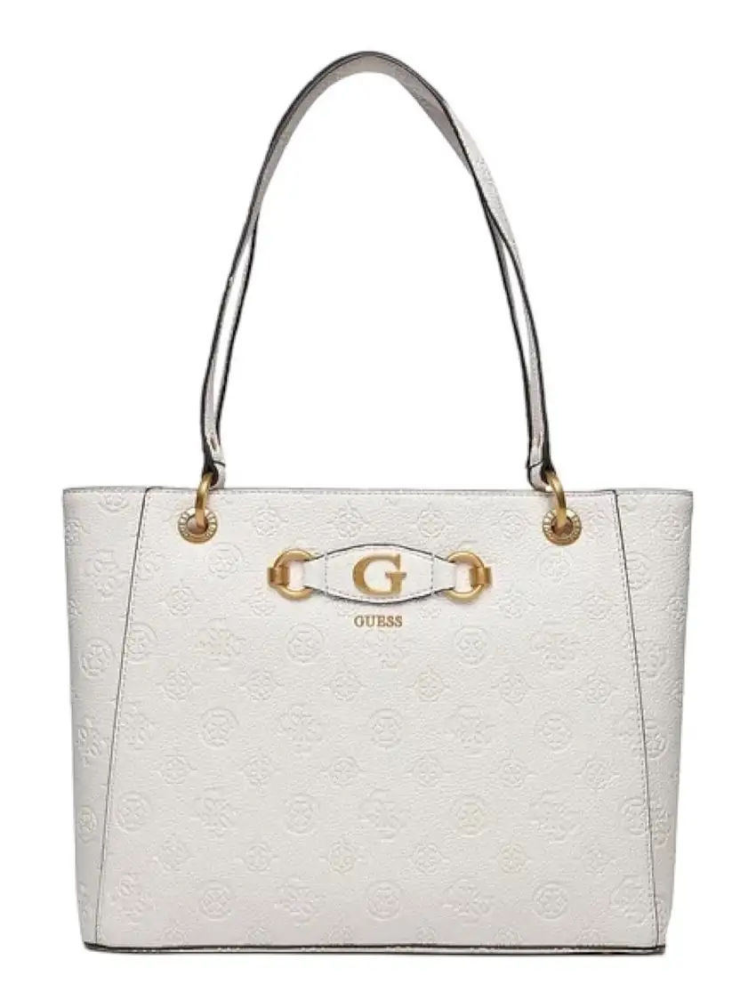 GUESS Women's Bag G James Logo HWPD92 09250 STL White