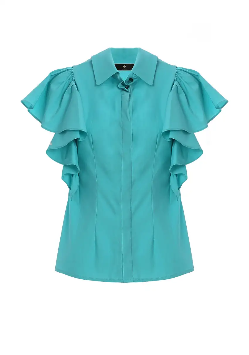 SHIRT TURQUOISE