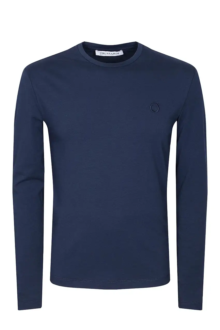 T-SHIRT LONG SLEEVE GREYHOUND EMBROIDERY JERSEY STRETCH