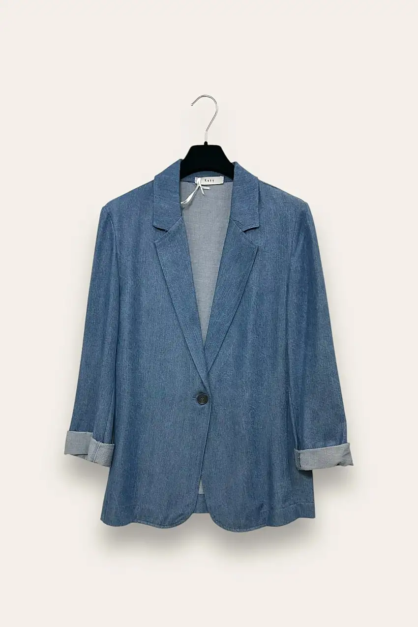 Giacca in denim, un bottone