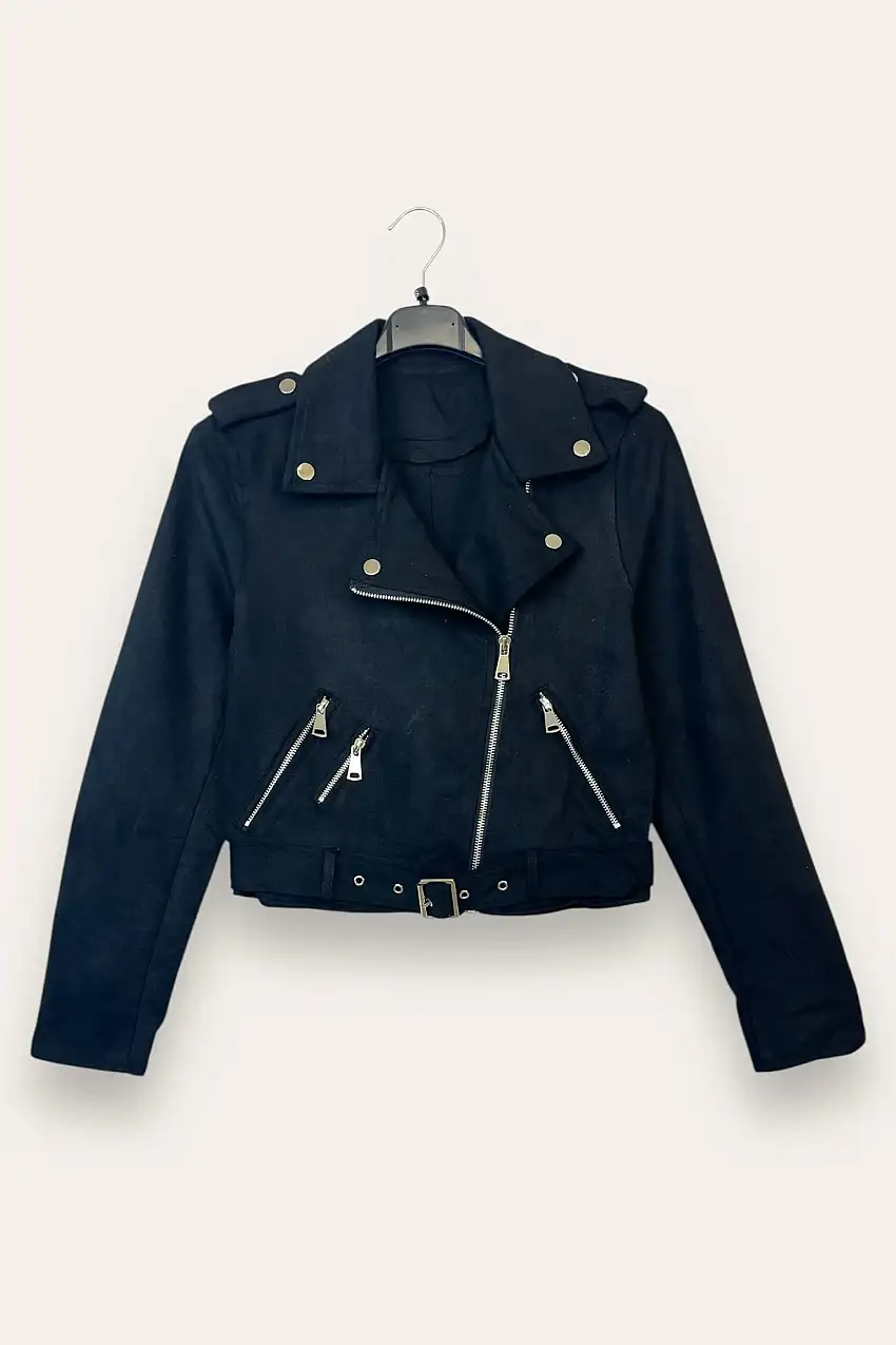 Giacca chiodo in dainetto