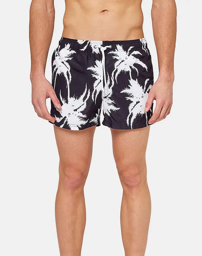 PRINTED SWIM TRUNKS