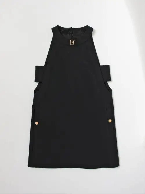 ABITO IN DOPPIO CREPE +PLACCA