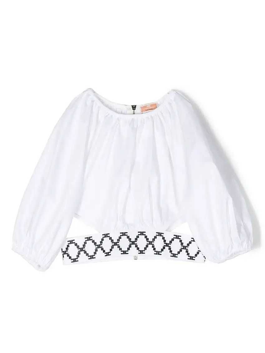 CAMICIA CON RICAMO LOSANGHE