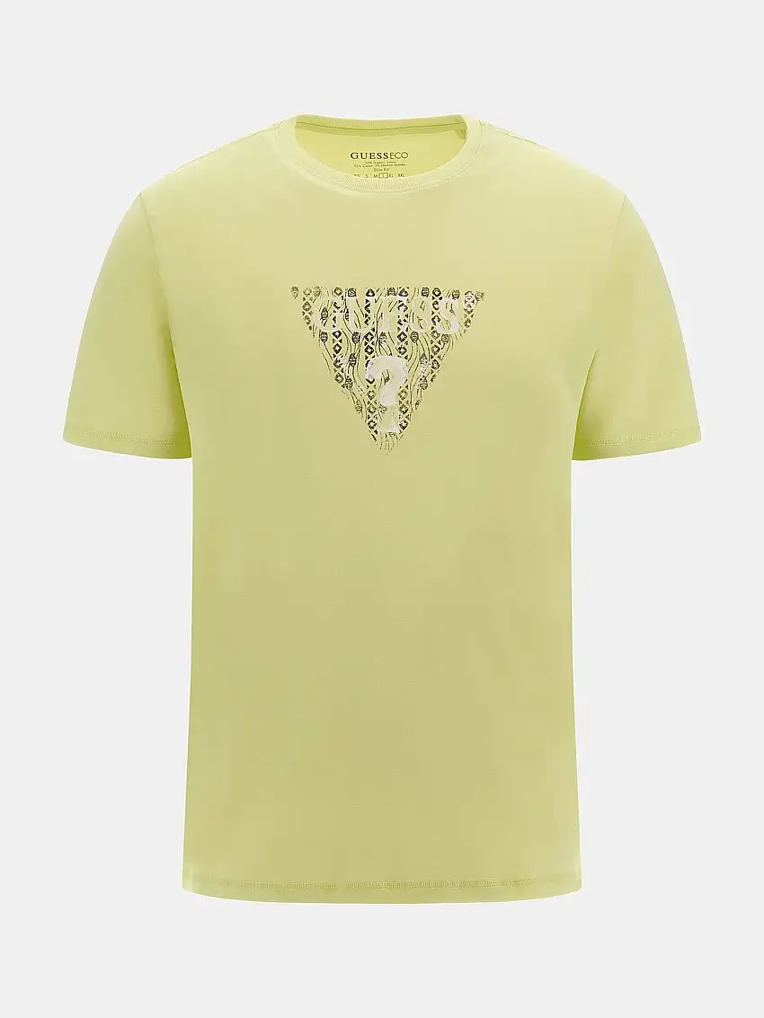 SS CN GUESS GEO TRIANGLE TEE