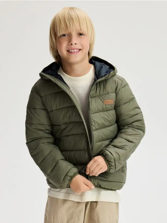 Giacca trapuntata Colore verde