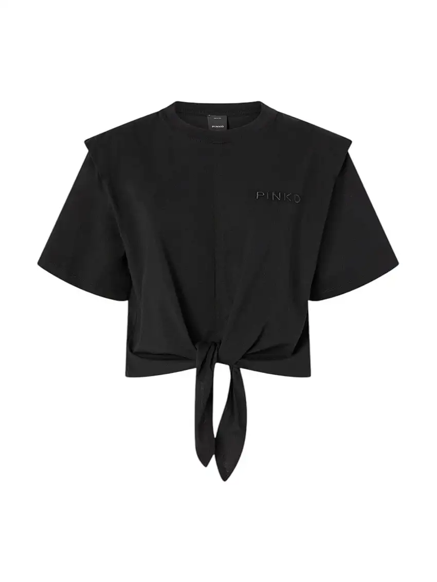 PINKO Women's T-shirt TUCA TUCA T-SHIRT JERSEY VINTA 105015-A2ID Z99 Black