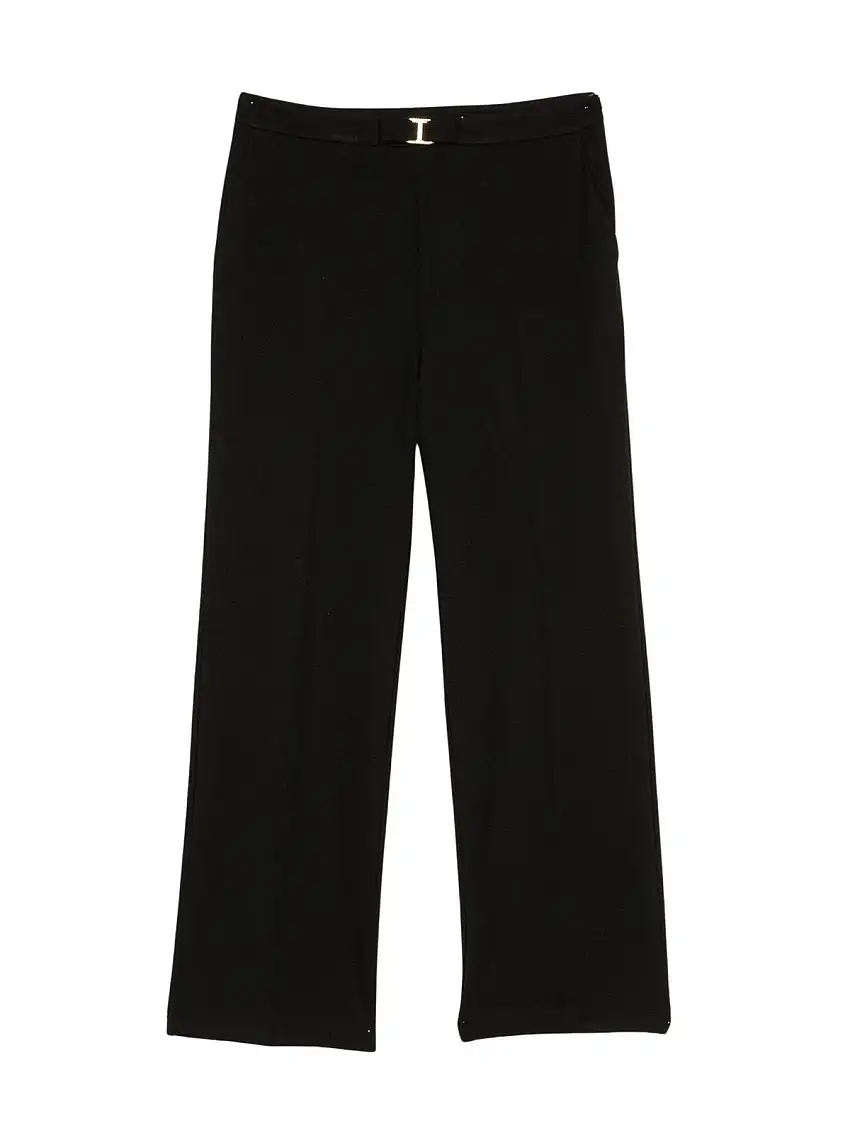 TWINSET Women's Trousers 242TT2048 00006 Black
