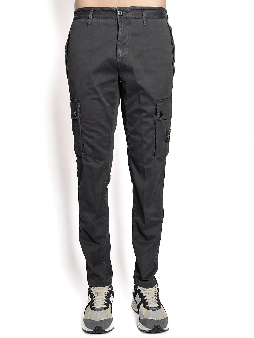 Pantaloni Cargo Slim Fit Nero