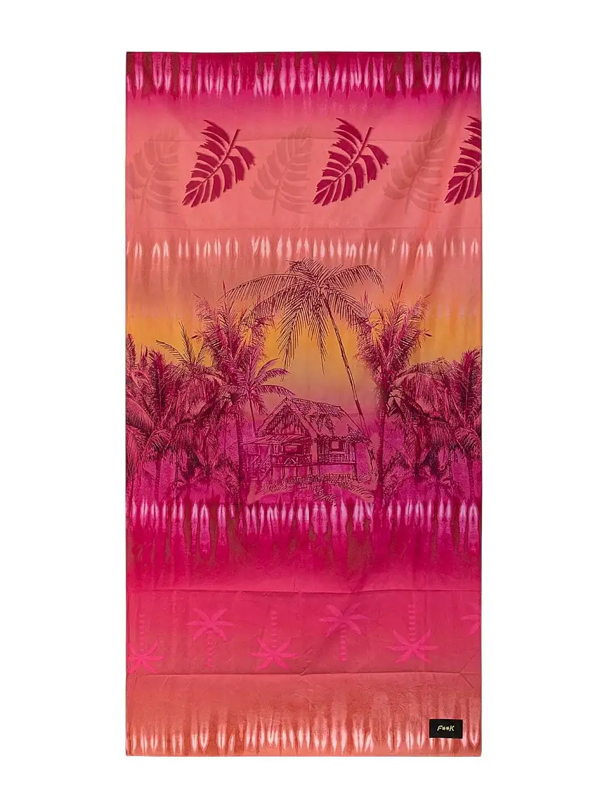 F**K Women's Beach Towel FA25-A150X21 Pattern