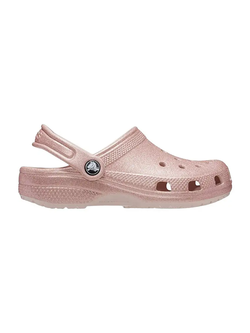 CROCS Girls' Classic Glitter Clog K 206993 6WV Pink