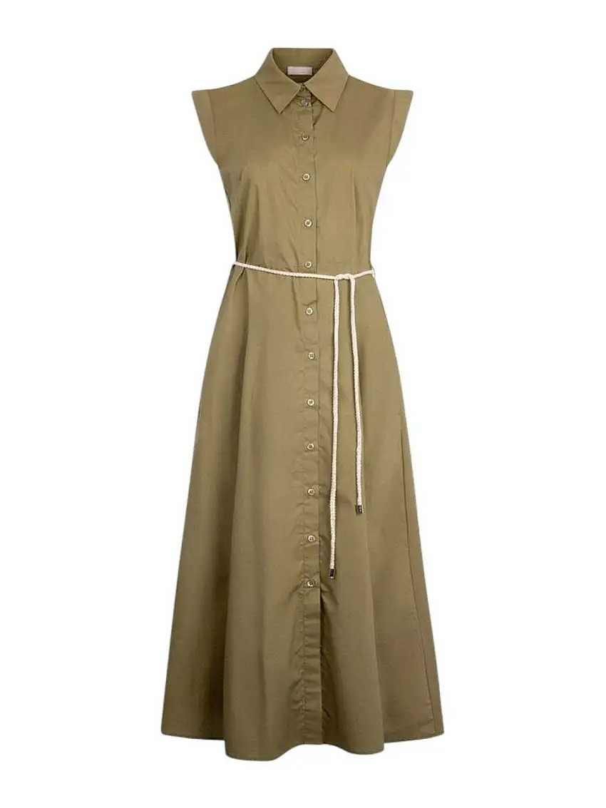 LIU JO WHITE Women's Dress WA5357T4853 X0680 Green