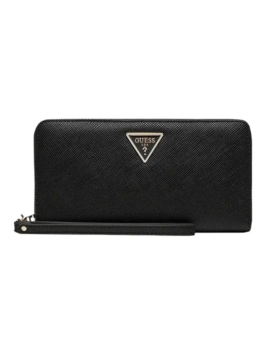 GUESS Women's Wallet LAUREL SLG CHEQUE ORGANIZER SWZG85 00163 BLA Black