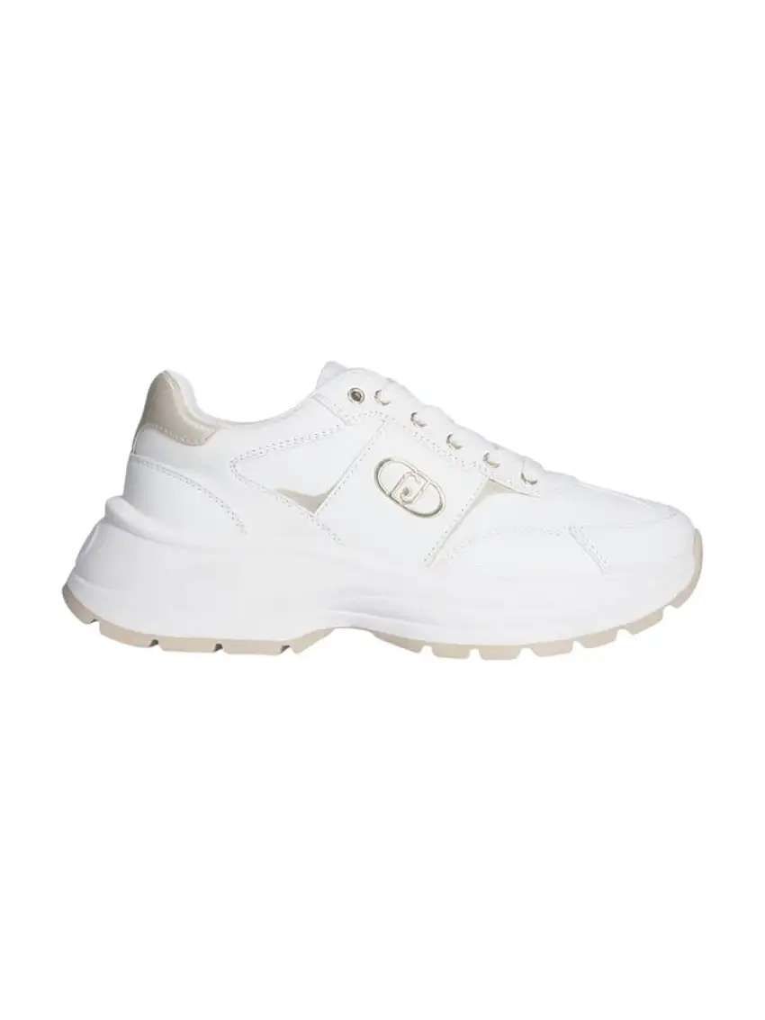 LIU JO Women's Sneaker EVA 02 BA5065P0102 01111 CALF WHITE
