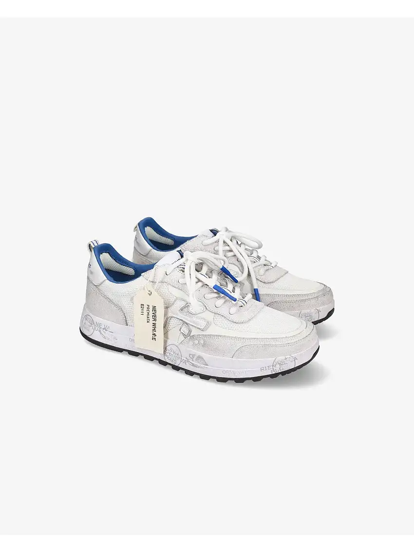 PREMIATA Men's Sneaker NOUS VAR 6657 White
