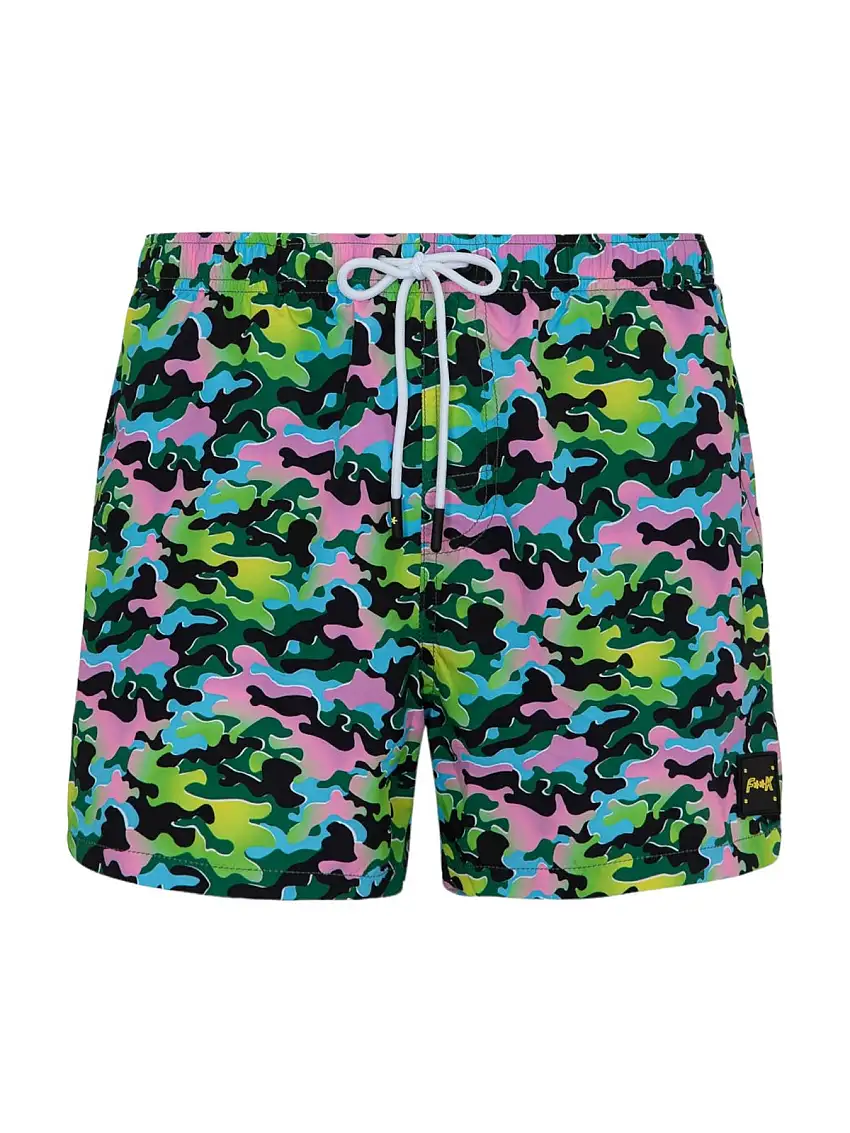 F**K Men's Swimsuit FK24-2060X08 Multicolor