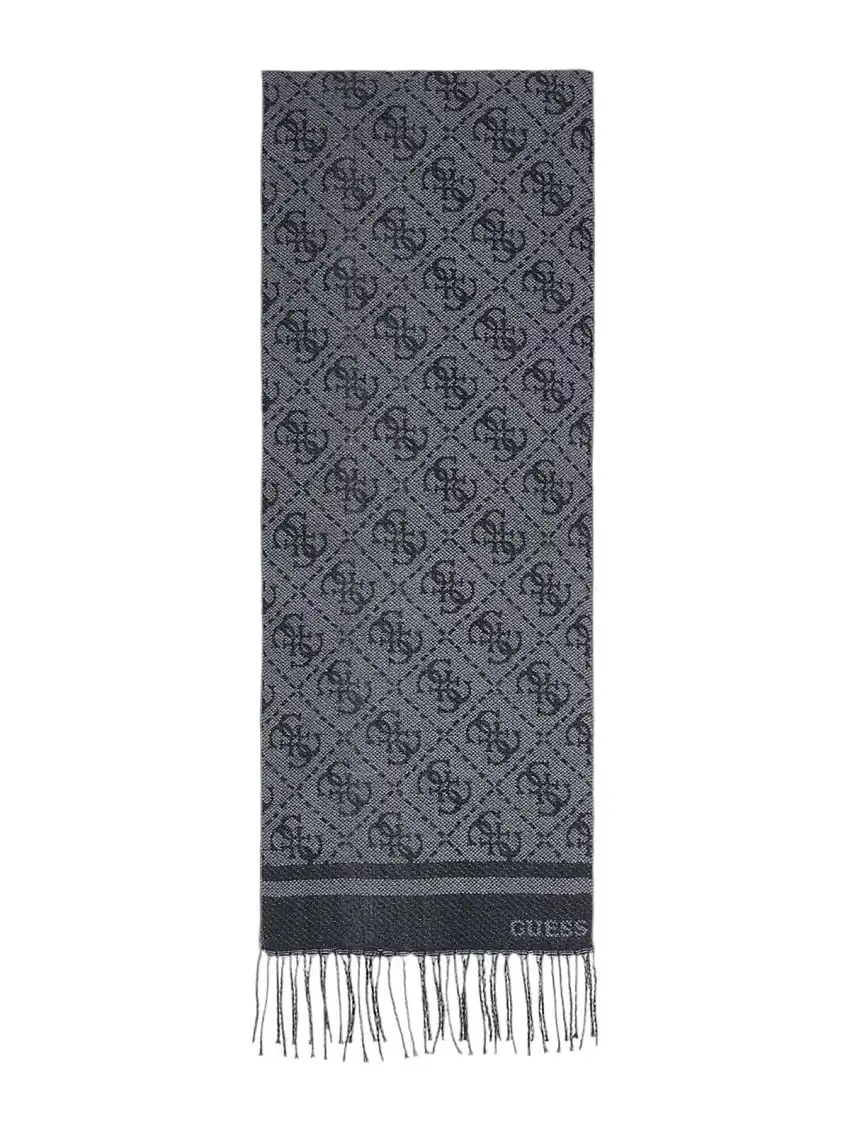 GUESS Men's Scarf MITO SCARF 30X175 AM9432 POL03 BLG Black