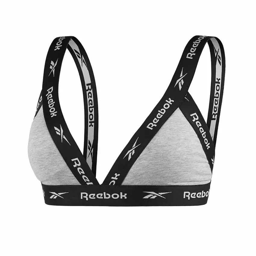 Reggiseno a triangolo in poliestere con imbottiture estraibili per donna Reebok Dotty